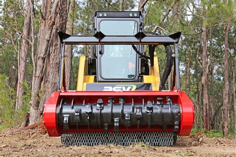 skid steer forestry tiller|hydraulic tiller for skid steer.